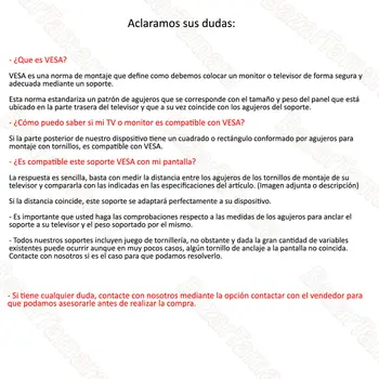 DEPALMERA | Fiksuotas Sieninis TV Paramos LCD LED Plazma Oled už 32 36 37 39 40 42 43 47 48 49 50 55 TV colių fiksuotojo Ispanija